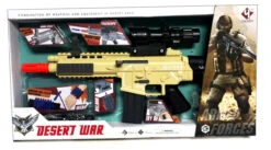Desert War Machine Gun With Air Soft Bullets