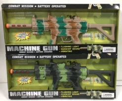 Camouflage Military Machine Gun