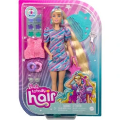 Barbie Totally Hair Doll And Accessories - Star Theme