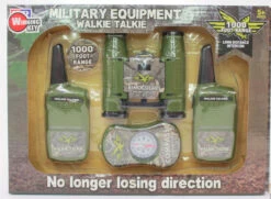 Walkie Talkie Set With Binoculars And Compass