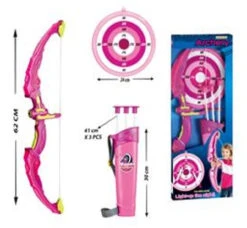 Pink Lightup Archery Set