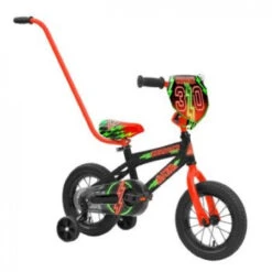 Avoca Neon Charger 30cm BMX Bike With Parent Handle