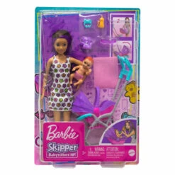 Barbie Skipper Babysitters INC - Purple And Pink Stroller