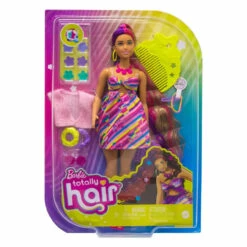 Barbie Totally Hair Doll And Accessories - Flower Theme
