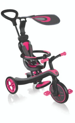Globber Explorer Trike 4 In 1 Fuchsia Pink