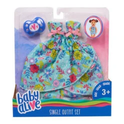 Baby Alive Single Outfit Set - Blue Flower