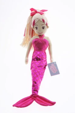 45cm Mermaid Plush - Tabitha Pink