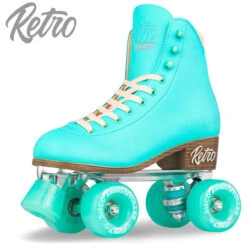 Retro Roller Skates Teal (Eu42) Mens 9/ Ladies10