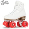 Retro Roller Skates White (Eu44) Mens 11/ Ladies 12 -UNCLE PETES TOYS Sales RETROWHITE 2000x 31483.1631598572