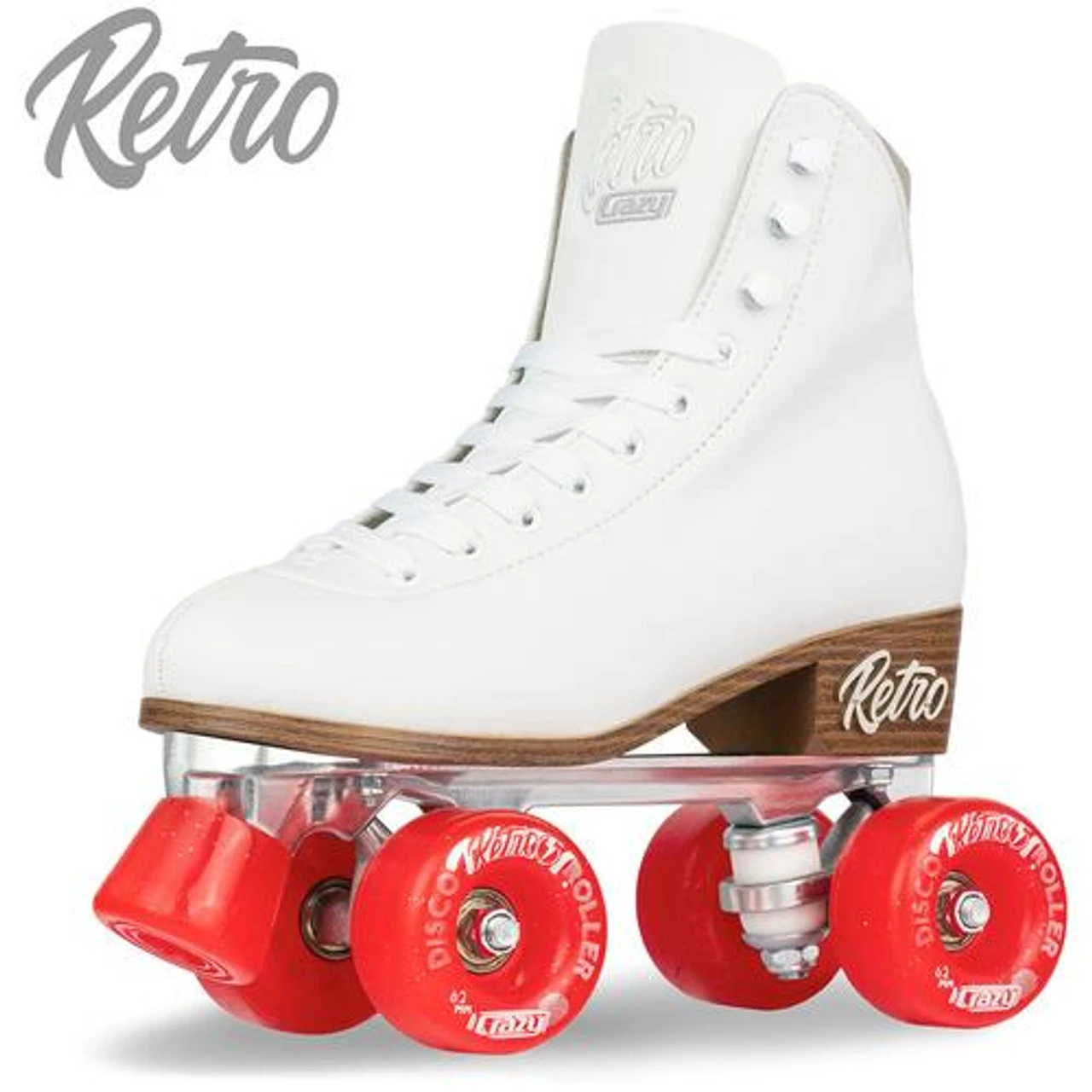 Retro Roller Skates White (Eu44) Mens 11/ Ladies 12 3 Retro Roller Skates White (Eu44) Mens 11/ Ladies 12