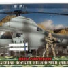 Aerial Rocket Helicopter With 2 Figures 1:18 Scale -UNCLE PETES TOYS Sales WPK041 77280.1693460493