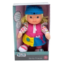 Babys First Zippity Doll - Pink Top