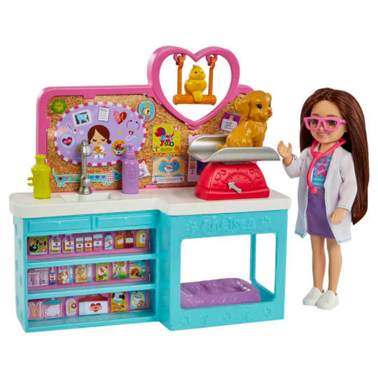 Barbie Doll Chelsea Pet Vet Playset 5 Barbie Doll Chelsea Pet Vet Playset - Image 3