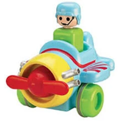 Tomy Push N Go - Blue Plane