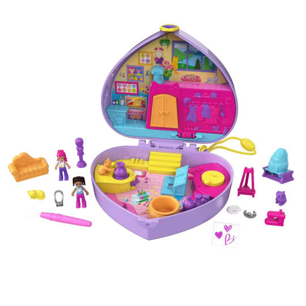 Polly Pocket - Starring Sharni Art Studio Compact 4 Polly Pocket - Starring Sharni Art Studio Compact - Image 2