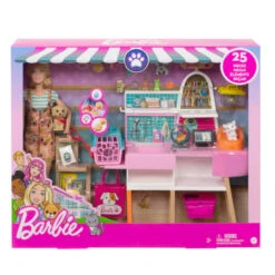 Barbie Doll And Pet Boutique Playset And Accessories
