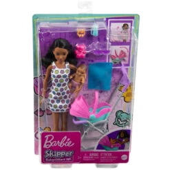 Barbie Skipper Babysitters INC - Pink And Blue Stroller