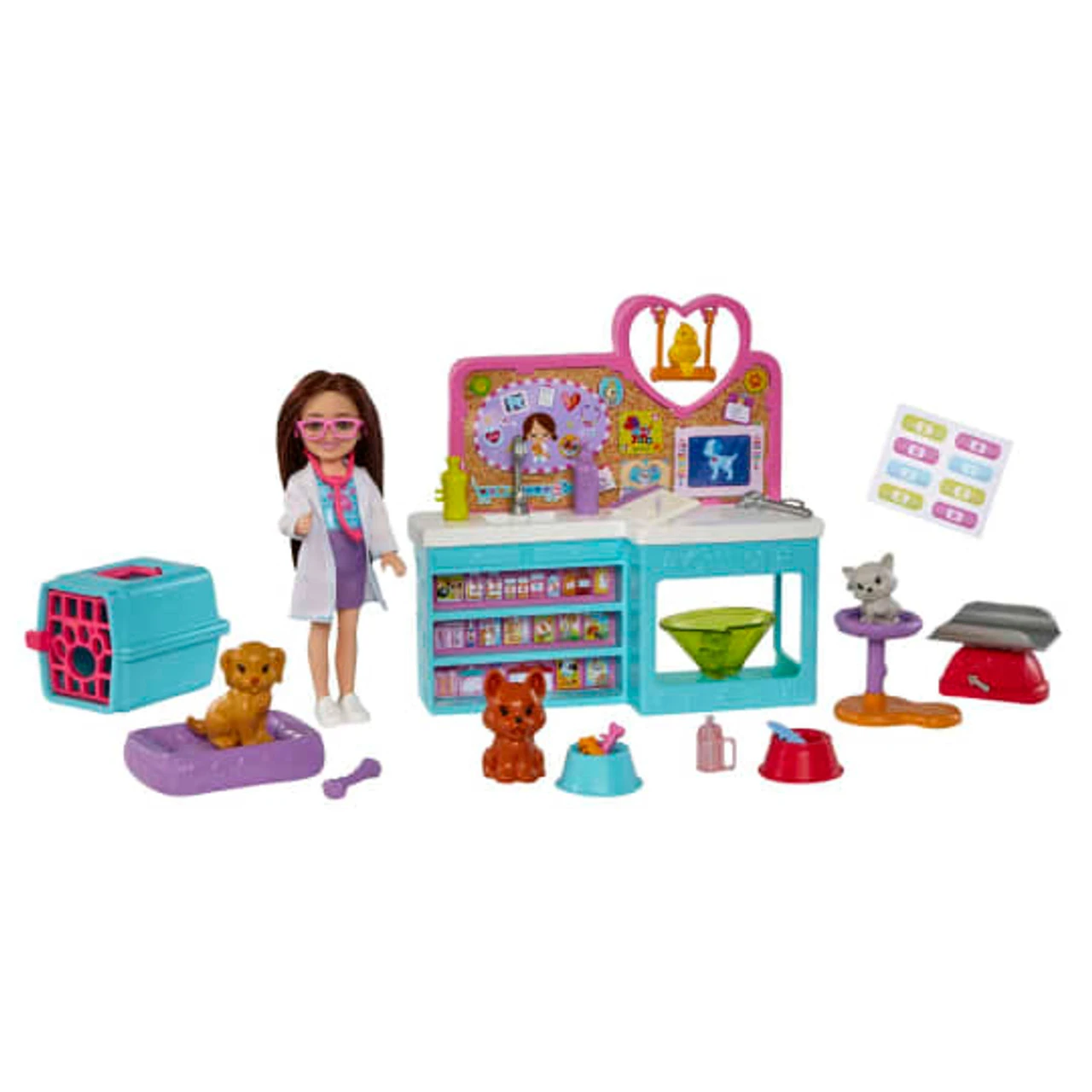 Barbie Doll Chelsea Pet Vet Playset 4 Barbie Doll Chelsea Pet Vet Playset - Image 2