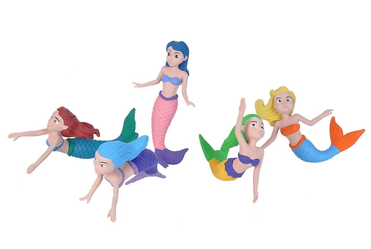 Polybag Mermaids 5pce 3 Polybag Mermaids 5pce