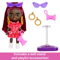 Barbie Extra Mini Minis Doll And Accessories - Burgundy Hair -UNCLE PETES TOYS Sales ubezqrfqbr5ydcquoa6u afb5a459 e773 40b6 ba58 31966b77eaa3 87515.1674098885